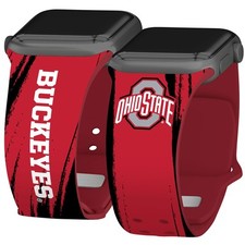 Ohio State Buckeyes HD Watch Band Compatible with Apple Watch