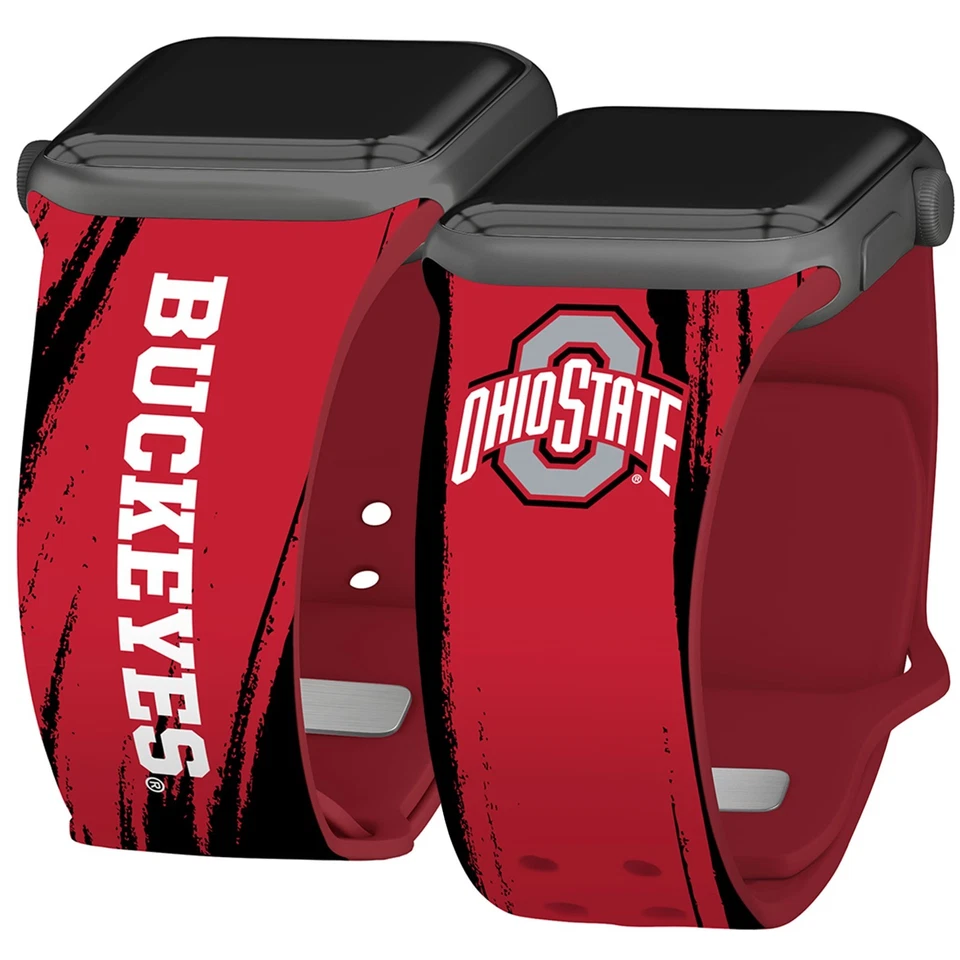 AFFINITY BANDS Ohio State Buckeyes HD Watch Band Compatible with Apple Watch