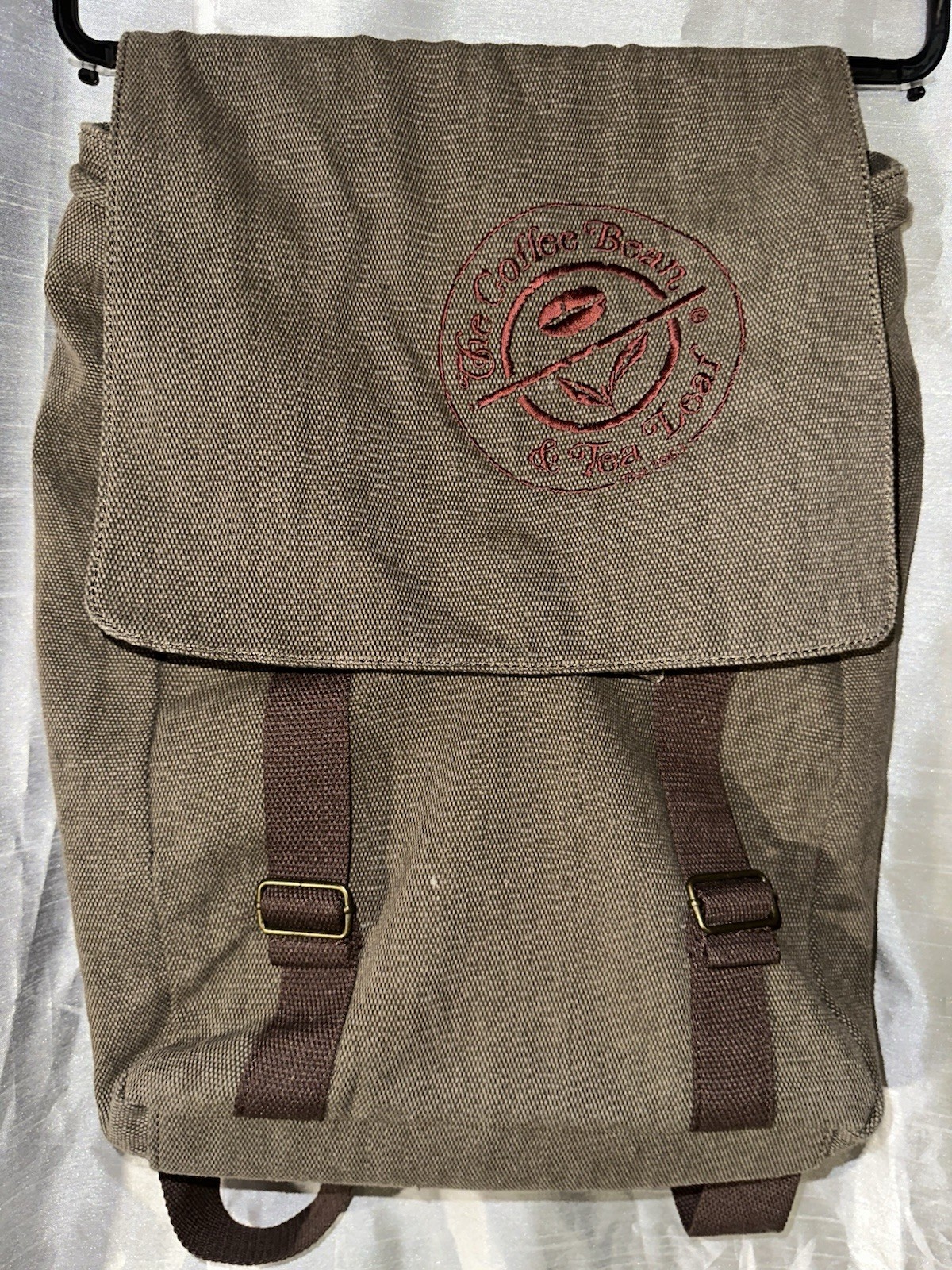 Leaf Brown Backpack Bag With Shoulder Straps Go Green