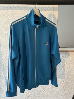 Vintage Fred Perry Jacket Hellblau Gr. M Hellblau Seltene Farbe