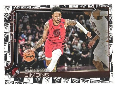 2025-26 Topps NBA Flagship Season Tip-Off Trail Blazers Anfernee Simons