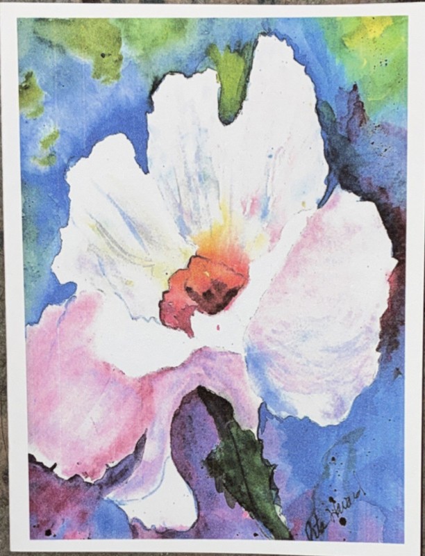 Rita Howard Artist Designed Floral Greeting Card Print of a Watercolor 