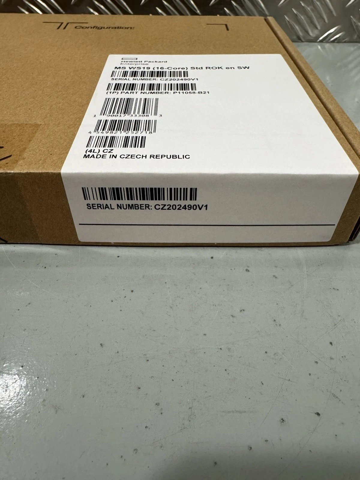 HP Microsoft Windows Server 19 16-Core Standard Rok EN Software P11058-B21 New 3