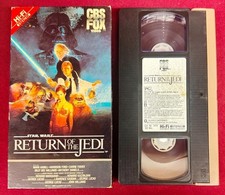 Star Wars Return Of The Jedi 1986 VHS Cassette Movie in Box Works CBS/FOX