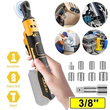 Cordless Ratchet Wrench 3/8" Electric Ratchet Wrench Fit DEWALT 20V MAX Battery