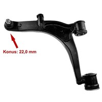 Querlenker Vorne Links FüR Nissan Interstar Vorderachse Konus 22 Mm Bis 2007