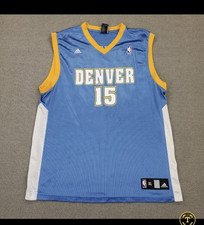 adidas Denver Nuggets Carmelo Anthony #15 Blu...