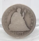 1877 Seated Liberty Dime 10C Lot. H128