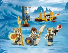 LEGO LEGENDS OF CHIMA 70229: Lion Tribe Pack - 100% Complete No Box