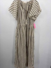 Pre-Owned Ulla Johnson Ivory Size Small Maxi Short Sleeve Dress