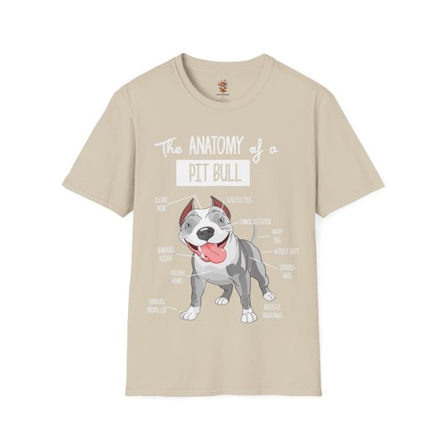Süßes T-Shirt Pitbull Anatomie lustig Pitbull Haustierliebhaber Dogdad Dogmom Geschenk - Bild 22 von 129