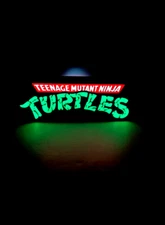 TMNT Teenage Mutant Ninja Turtles LED Sign LightBox Lamp USB Powered 3D Print