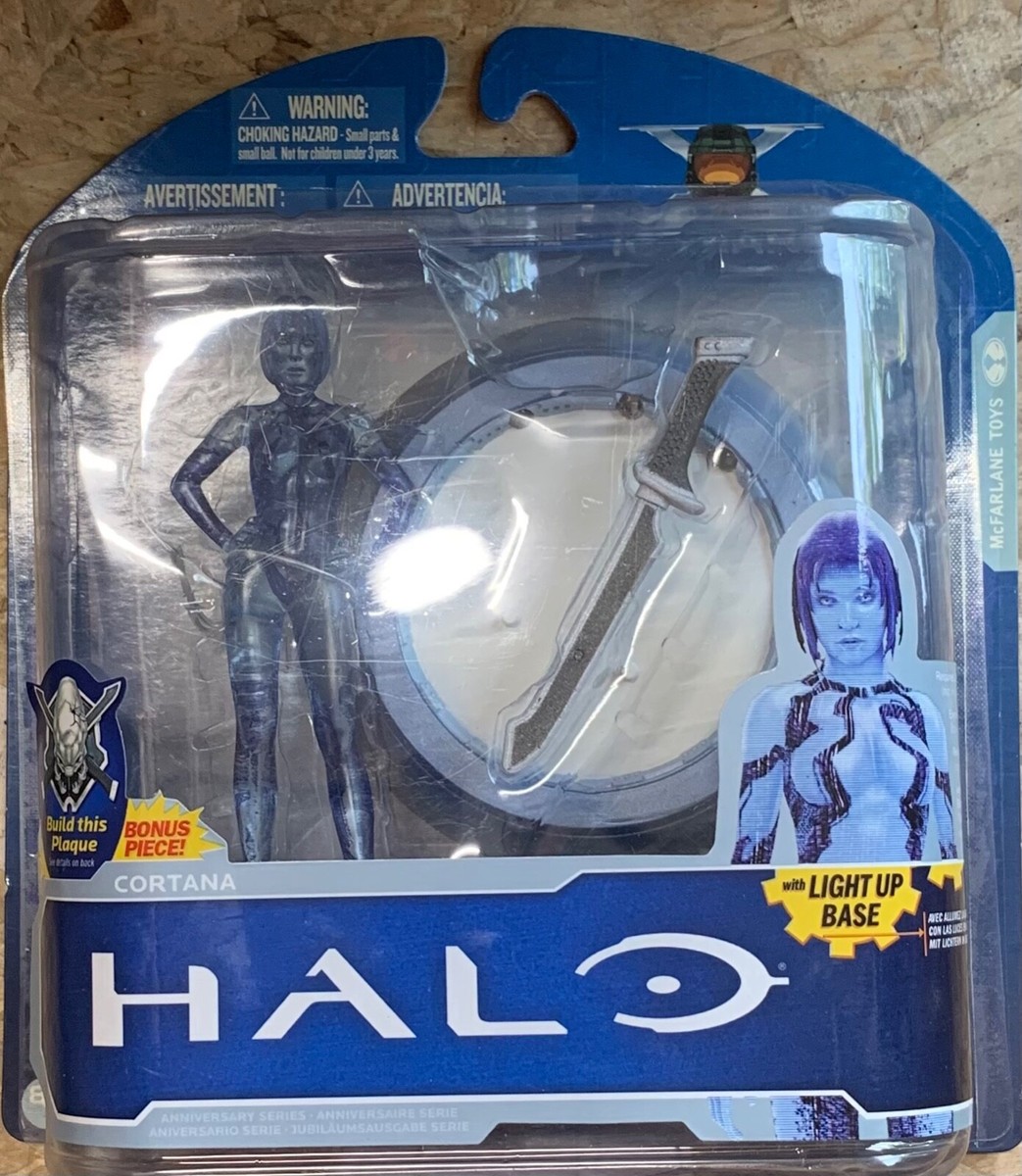 Halo 10th Anniversary Cortana Figure w/ Light Up Base 2011 McFarlane Toys |  eBay
