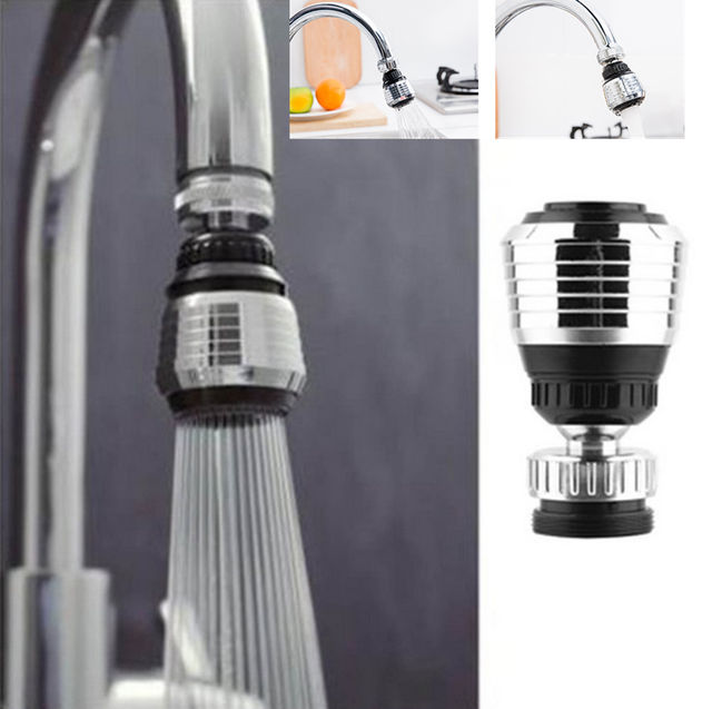Faucet Connector Extension Hose Kitchen Water Tap Adaptor Swivel