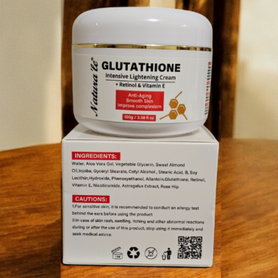 Glutathione Intensive Whitening Face Cream with Retinol & Vitamin E 100ml |  eBay