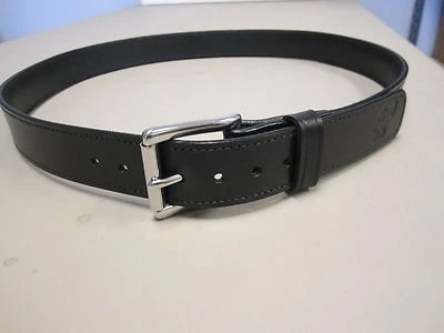 BRAIDS HOLSTERS 1 1/2" gun belt, heavy duty, solid bridle leather, stainless steel roller buckle