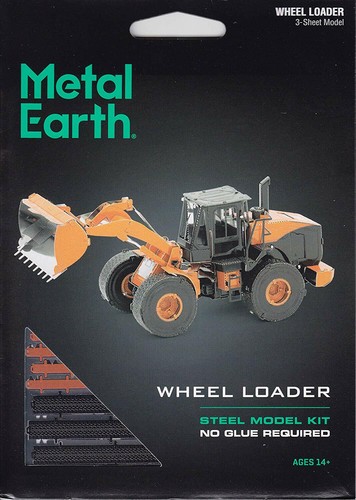 Fascinations Metal Earth WHEEL LOADER 3D Laser Cut Steel Metal Model ...