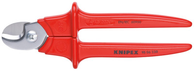 Knipex 9506230 Cable Shears Plastic Insulated, Vde-Tested 9 1/4 In