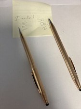 Cross Classic 14k Gold Filled Pen Pencil Set With Original Box