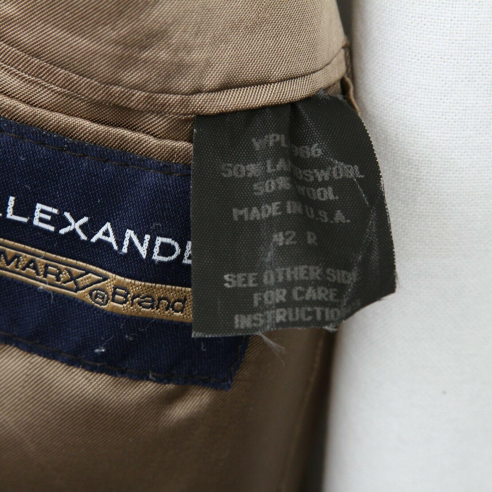 Vintage John Alexander Brown Lambs Wool Houndstooth 2… Gem