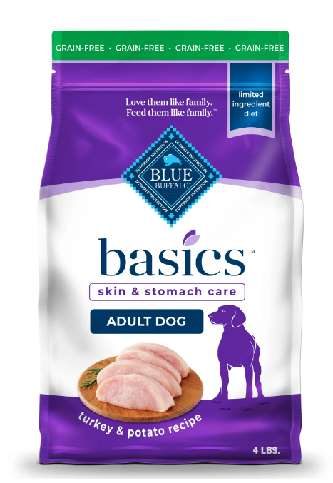 Stomach Care Blue Buffalo Basics Turkey And Potato Small Breed