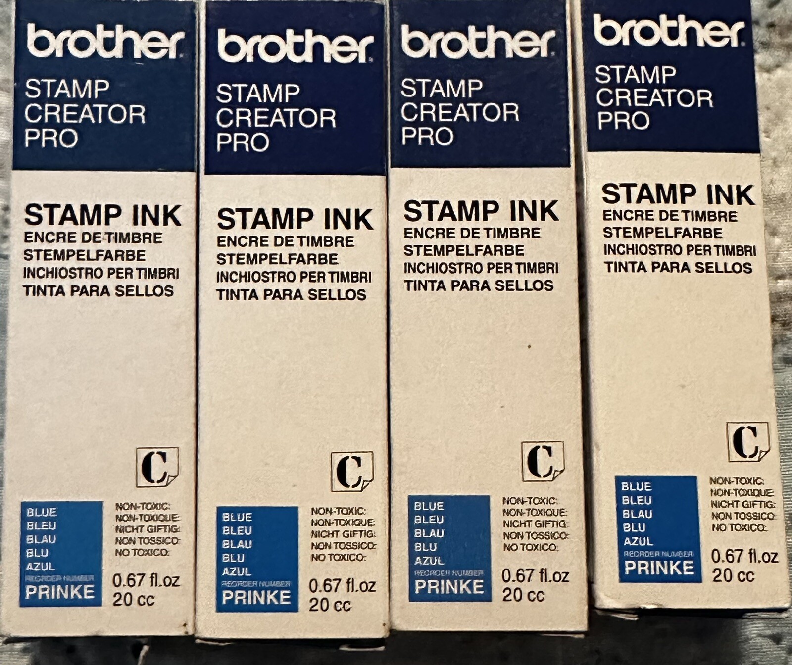 Brother Stamp Creator Pro Blue Stamp Ink Refill 0.67 oz SC2000