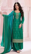 GOWN SALWAR KAMEEZ PAKISTANI INDIAN WEDDING PARTY WEAR DRESS BOLLYWOOD SUIT NEW