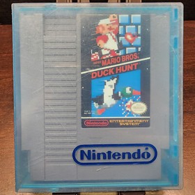 Authentic Super Mario Bros / Duck Hunt Nintendo NES Video Game cartridge & case