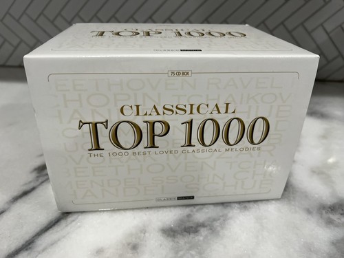 Classical top 1000 75 CDS Box. 1000 best-love classical melodies in 75 ...