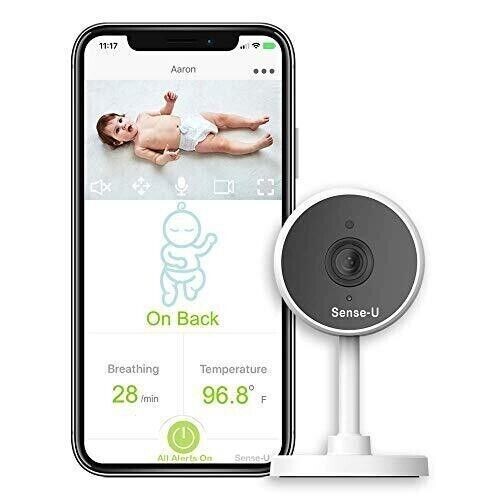 Sense-U Video Baby Monitor with 1080P HD WiFi Camera, Hear Talk