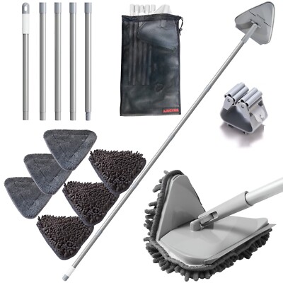 Wall Cleaning Mop with Long Handle,  Ceiling Cleaner Tool Duster , Wall Mop