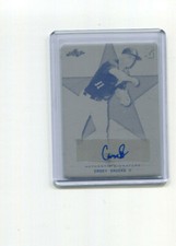 2020 Leaf Perfect Game Black Printing Plate Autographs Casey Saucke II Auto 1/1