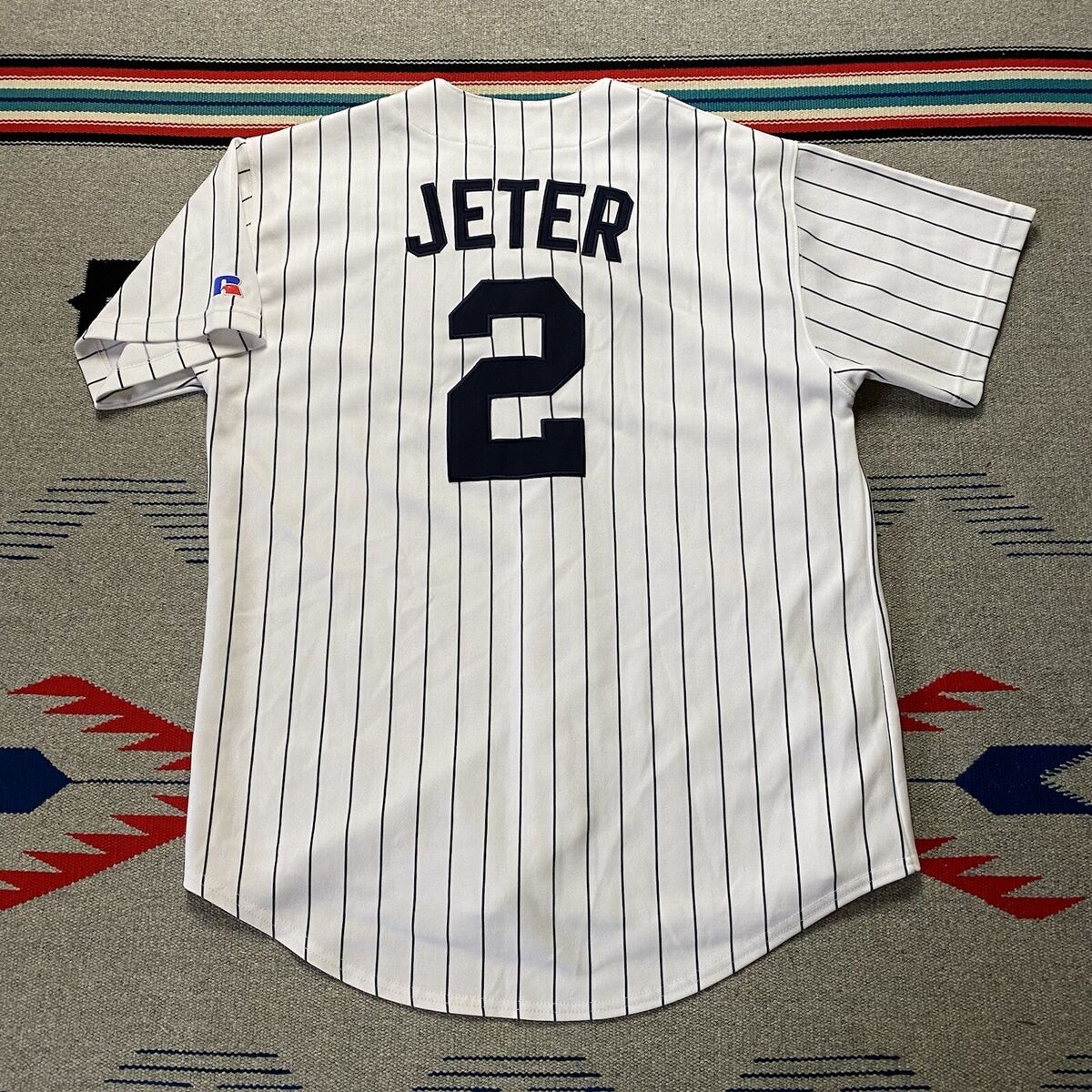 Vintage Russell Athletic Pinstriped New York Yankees #2 Vintage Russell Athletic Pinstriped New York Yankees #2