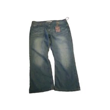 FlyPaper Blue Color Men Bootcut Jeans Size 46X30 Brand New Cozy Casual Outdoors 