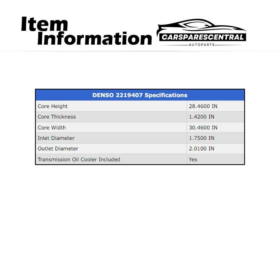 Radiador DENSO para Ford F-250 Super Duty 6.8L 2005-2006 - Imagem 4 de 4