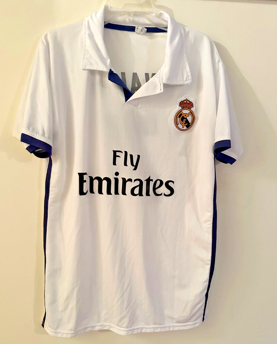 FLY EMIRATES #7 RONALDO Soccer Fan Collar Shirt Jersey MENS XL | eBay