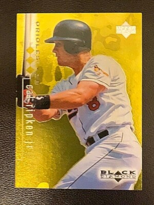 1999 Upper Deck Black Diamond Triple Gold Cal Ripken Jr #11 HOF 661/1500