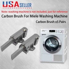 5 Pairs Motor Carbon Brushes For AEG LAVSPIRIT L 914002187 Washing Machine