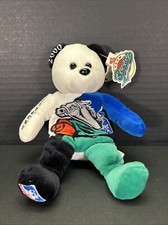 Team Bear Kentucky Derby Beany Bear Collectible Plush Stuffed Animal W/Tags 2000