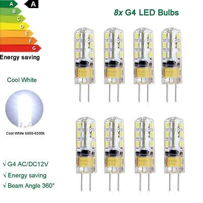 G4 LED bulbs COB Replace Halogen 2W warm cool white SMD 2835 chip lamp AC DC 12V 