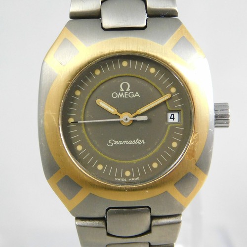 DATE GOLD VINTAGE WATCH SWISS QUARTZ 