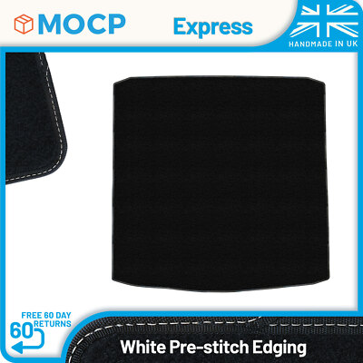 Express with White Pre-Stitch Trim Boot Mat to fit Skoda Octavia Hatchback 20...
