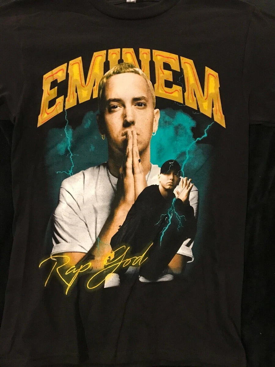 EMINEM RAP GOD BLACK HIP HOP TSHIRT