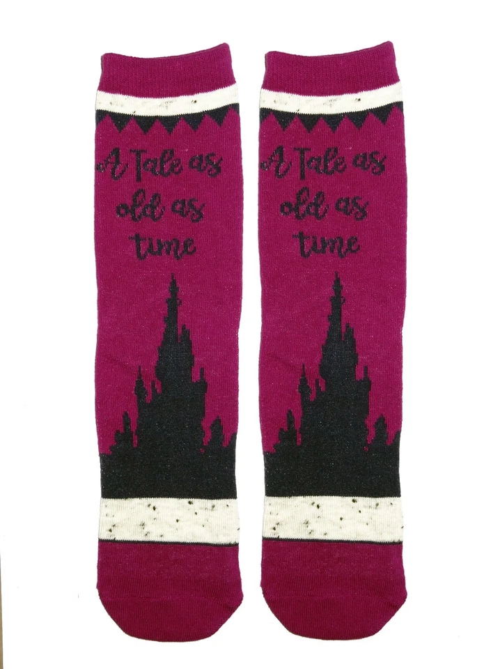 Disney La Bella y la Mejor Novedad Calcetines Reino Unido 4-8 Bella Bestia Princesa Nuevos Navidad Foto 3 de 4