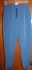 VINEYARD VINES Girls' Sz 16 JOGGER WIND PANTS blue tapered leg perfect