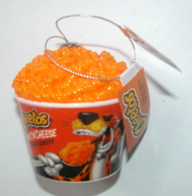 NEW NWT Christmas Ornament Shatterproof Cheetos Mac'n Cheese