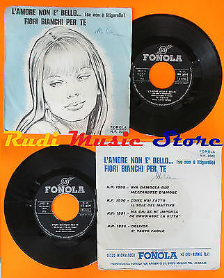 LP 45 7'' ORCHESTRA MARCO ANTONY L'amore non e'bello Fiori 1970 italy cd mc dvd*