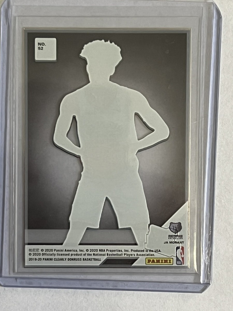 2019-20 Clearly Donruss #52 Ja Morant Rated Rookie Clear | eBay