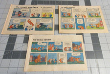Lot of 3 The Small Society by Brickman Clipped Strips from Sunday comics 1981