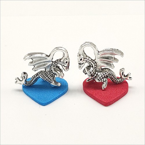 20X Flugsaurier Drache Antik Silber Charms Anhänger zur Schmuckherstellung 15*17mm - Bild 3 von 5